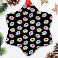 Donuts Pattern Ornament (snowflake)