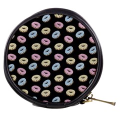 Donuts Pattern Mini Makeup Bag by Valentinaart