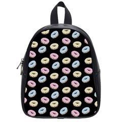 Donuts Pattern School Bag (small) by Valentinaart