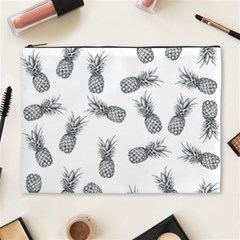 Pineapple Pattern Cosmetic Bag (xl) by Valentinaart