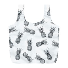 Pineapple Pattern Full Print Recycle Bag (l) by Valentinaart