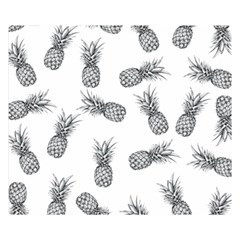 Pineapple Pattern Double Sided Flano Blanket (small)  by Valentinaart