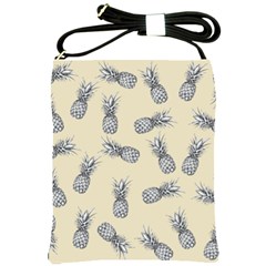 Pineapple Pattern Shoulder Sling Bag by Valentinaart