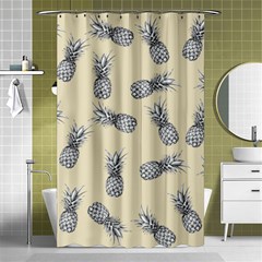 Pineapple Pattern Shower Curtain 48  X 72  (small)  by Valentinaart