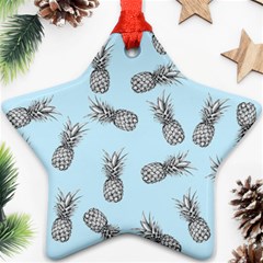 Pineapple Pattern Ornament (star) by Valentinaart