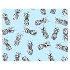 Pineapple Pattern Double Sided Flano Blanket (medium)  by Valentinaart