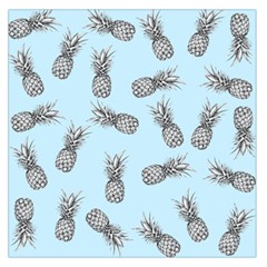 Pineapple Pattern Large Satin Scarf (square) by Valentinaart