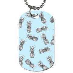 Pineapple Pattern Dog Tag (one Side) by Valentinaart