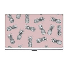 Pineapple Pattern Business Card Holder by Valentinaart