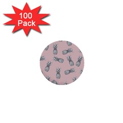 Pineapple Pattern 1  Mini Buttons (100 Pack) 