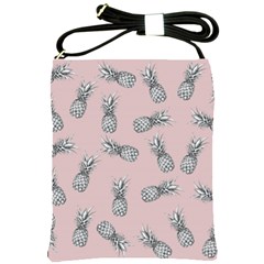 Pineapple Pattern Shoulder Sling Bag by Valentinaart