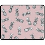 Pineapple pattern Fleece Blanket (Medium)  60 x50  Blanket Front