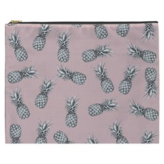 Pineapple Pattern Cosmetic Bag (xxxl) by Valentinaart