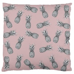 Pineapple Pattern Large Flano Cushion Case (one Side) by Valentinaart