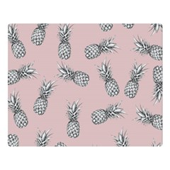 Pineapple Pattern Double Sided Flano Blanket (large)  by Valentinaart