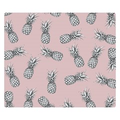 Pineapple Pattern Double Sided Flano Blanket (small)  by Valentinaart