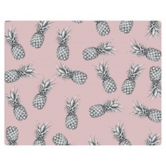 Pineapple Pattern Double Sided Flano Blanket (medium)  by Valentinaart