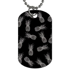 Pineapple Pattern Dog Tag (two Sides)