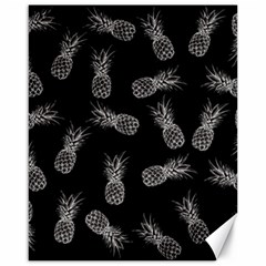 Pineapple Pattern Canvas 16  X 20  by Valentinaart