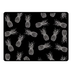 Pineapple Pattern Double Sided Fleece Blanket (small)  by Valentinaart