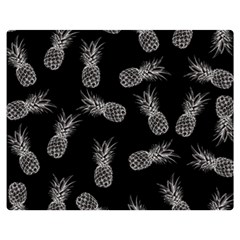 Pineapple Pattern Double Sided Flano Blanket (medium)  by Valentinaart