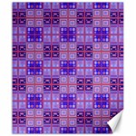 Mod Purple Pink Orange Squares Pattern Canvas 20  x 24  19.57 x23.15  Canvas - 1