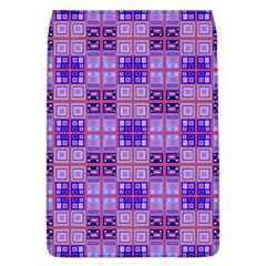 Mod Purple Pink Orange Squares Pattern Removable Flap Cover (l)