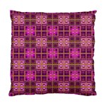 Mod Pink Purple Yellow Square Pattern Standard Cushion Case (Two Sides) Front