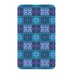 Mod Purple Green Turquoise Square Pattern Memory Card Reader (rectangular)