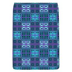 Mod Purple Green Turquoise Square Pattern Removable Flap Cover (s) by BrightVibesDesign