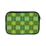 Mod Yellow Green Squares Pattern Apple iPad Mini Zipper Cases Front