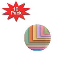 Colorful Wallpaper Abstract 1  Mini Magnet (10 Pack) 