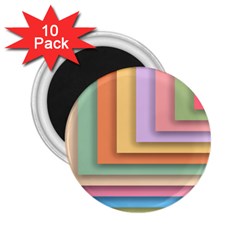 Colorful Wallpaper Abstract 2 25  Magnets (10 Pack)  by Simbadda