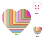 Colorful Wallpaper Abstract Playing Cards (Heart) Front