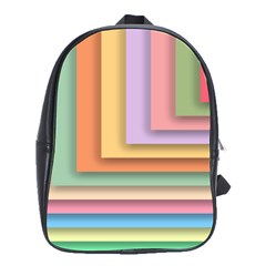 Colorful Wallpaper Abstract School Bag (large) by Simbadda