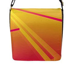 Abstract Art Background Beautiful Flap Closure Messenger Bag (l) by Simbadda