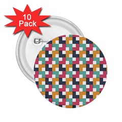 Background Abstract Geometric 2 25  Buttons (10 Pack)  by Simbadda