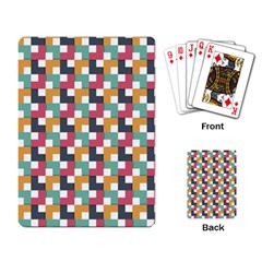 Background Abstract Geometric Playing Cards Single Design