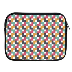 Background Abstract Geometric Apple Ipad 2/3/4 Zipper Cases by Simbadda