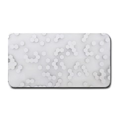 White Abstract Wall Paper Design Frame Medium Bar Mats by Simbadda