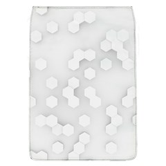 White Abstract Wall Paper Design Frame Removable Flap Cover (l) by Simbadda