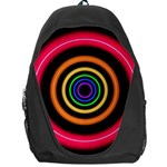 Neon Light Abstract Pattern Lines Backpack Bag Front