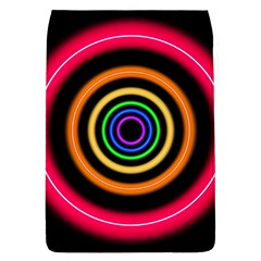 Neon Light Abstract Pattern Lines Removable Flap Cover (l) by Simbadda