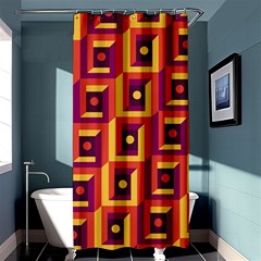 Abstract Background Shower Curtain 36  X 72  (stall)  by Simbadda