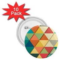 Background Geometric Triangle 1 75  Buttons (10 Pack) by Simbadda