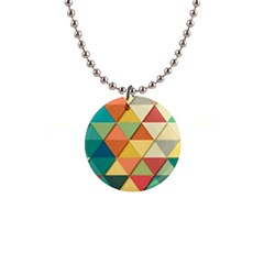 Background Geometric Triangle Button Necklaces by Simbadda