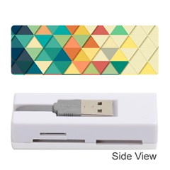 Background Geometric Triangle Memory Card Reader (stick) by Simbadda