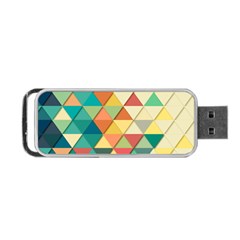 Background Geometric Triangle Portable Usb Flash (one Side) by Simbadda