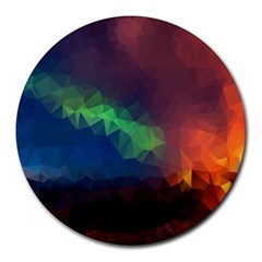 Abstract Texture Background Round Mousepads by Simbadda