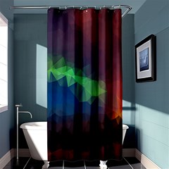 Abstract Texture Background Shower Curtain 36  X 72  (stall)  by Simbadda